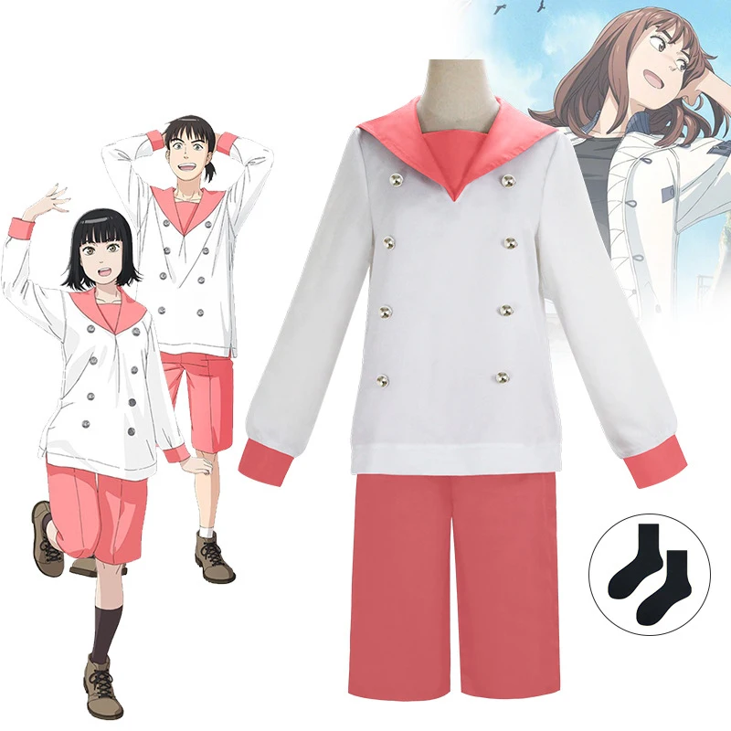 

Anime Tengoku Daimakyou Mimihime Tokio Cosplay Costume Uniform Suit Tops Pants Woman Man Stage Costume Party Halloween Costume