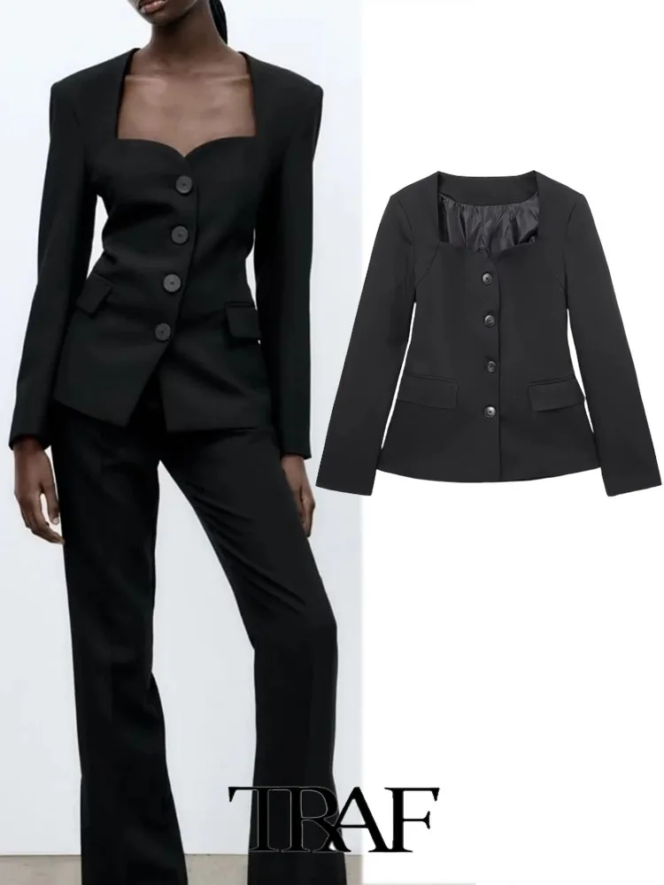 Пиджак женский облегающий с воротником-сердечком, Повседневный, офисный
Пиджак женский облегающий с воротником-сердечком, Повседневный, офисный