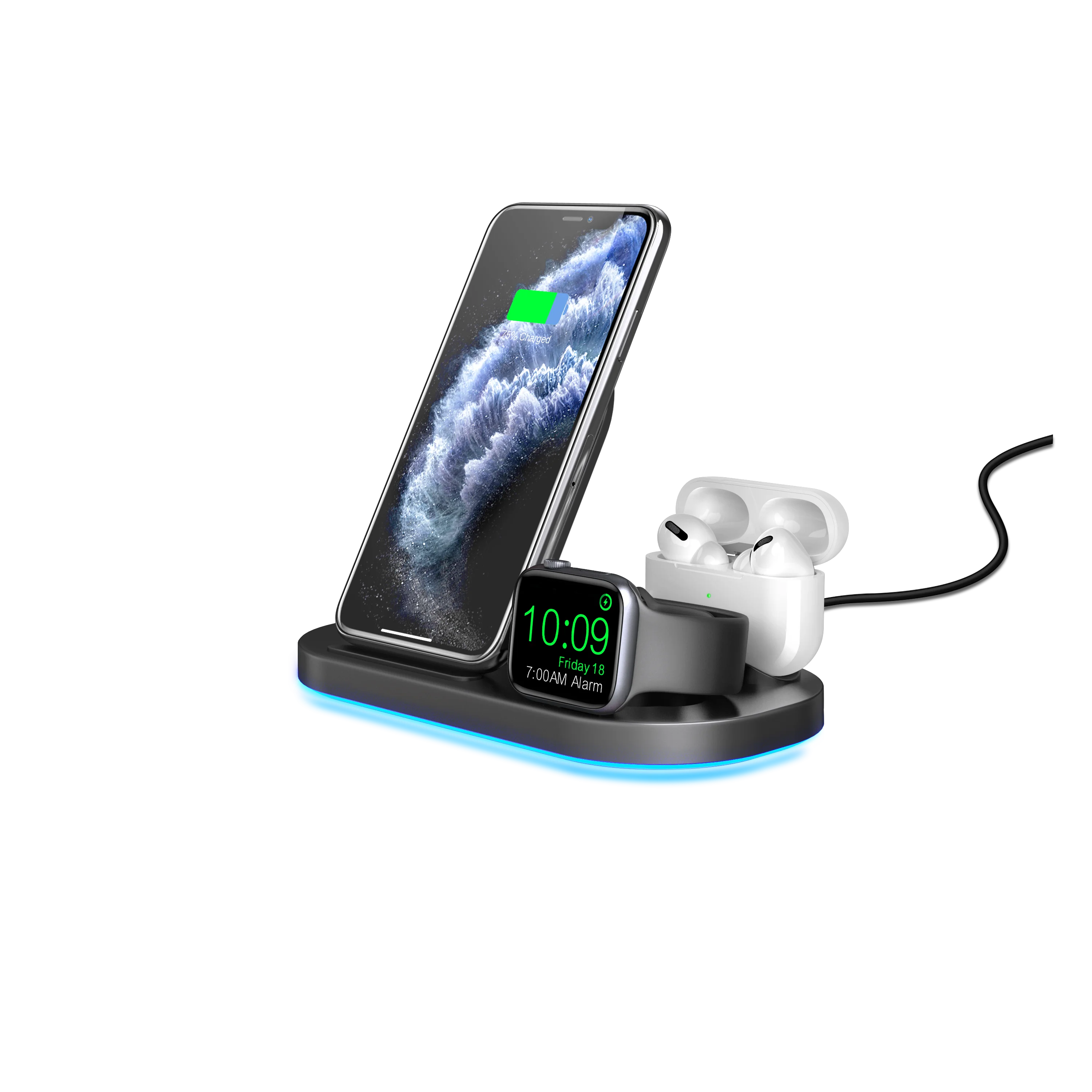 All model earphone smart watch phone table fast charging station wireless charge
All model earphone smart watch phone table fast charging station wireless charge