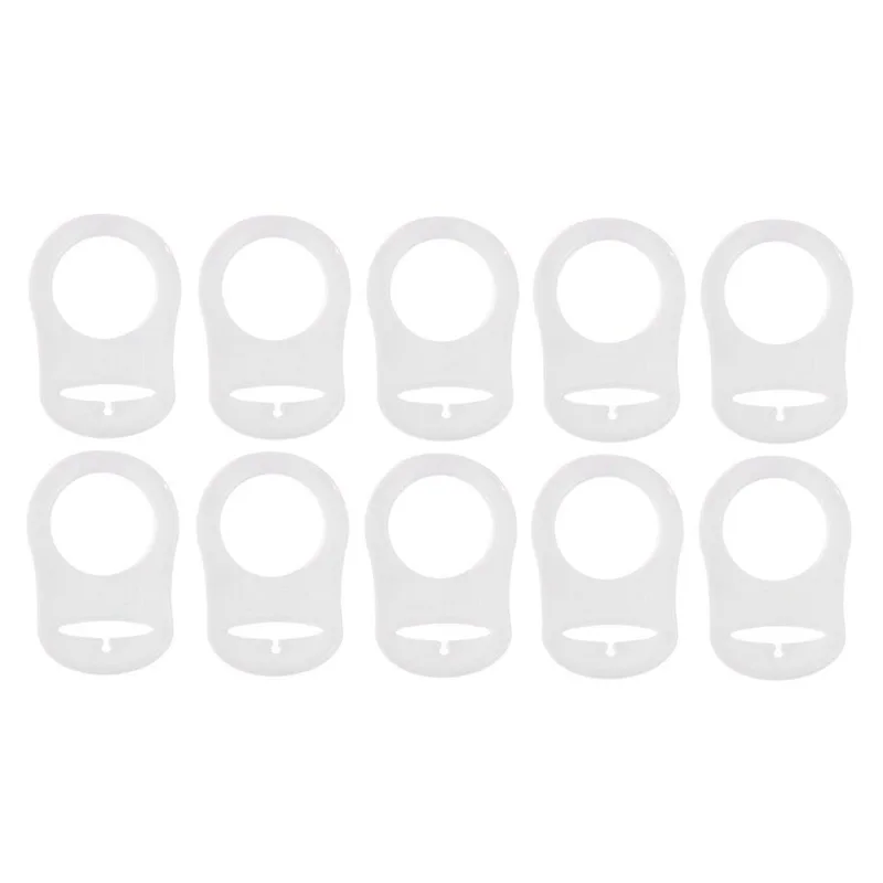 10 pcs Button Silicone Ring Mam Pacifier Holder Mannequin Clip Adapter Transparent
10 pcs Button Silicone Ring Mam Pacifier Holder Mannequin Clip Adapter Transparent