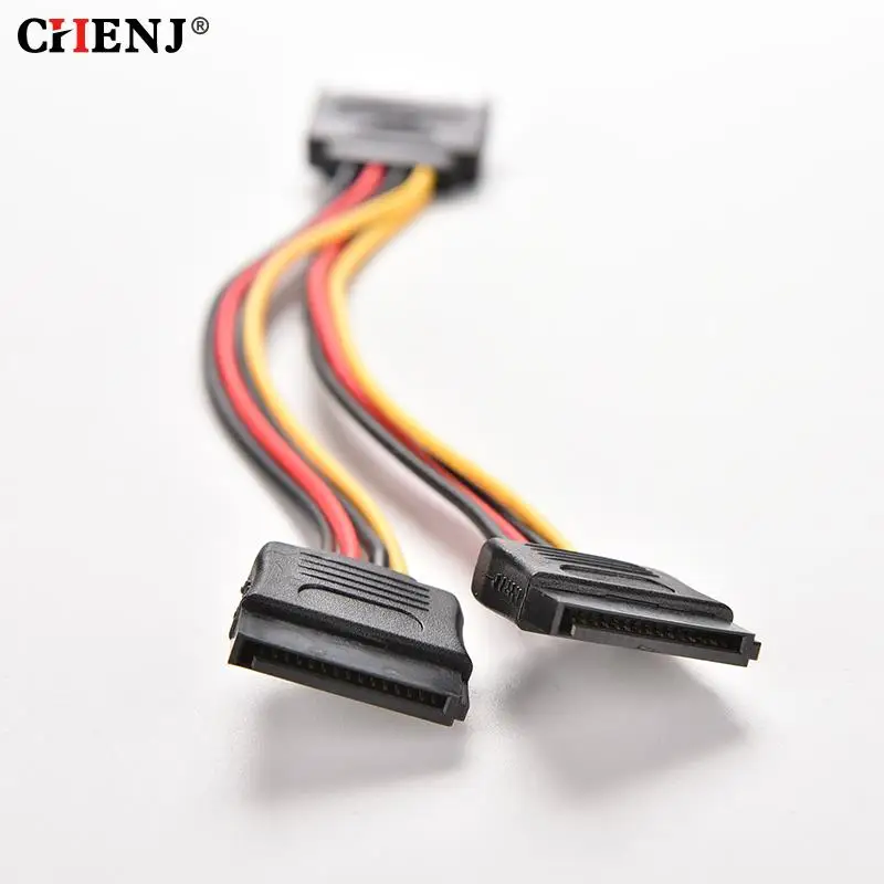 1pc 15Pin SATA Male To 2 Female 15Pin Power HDD Splitter high quality Connector Power Cable
1pc 15Pin SATA Male To 2 Female 15Pin Power HDD Splitter high quality Connector Power Cable