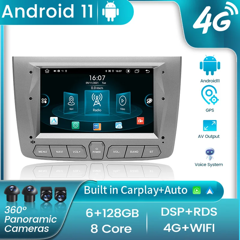 Автомагнитола 1DIN Android 11 для Alfa Romeo Mito 2008 - 2012 GPS мультимедийный плеер 6 + 128G головное устройство Carplay + Auto WIFI 4G RDS
Автомагнитола 1DIN Android 11 для Alfa Romeo Mito 2008 - 2012 GPS мультимедийный плеер 6 + 128G головное устройство Carplay + Auto WIFI 4G RDS