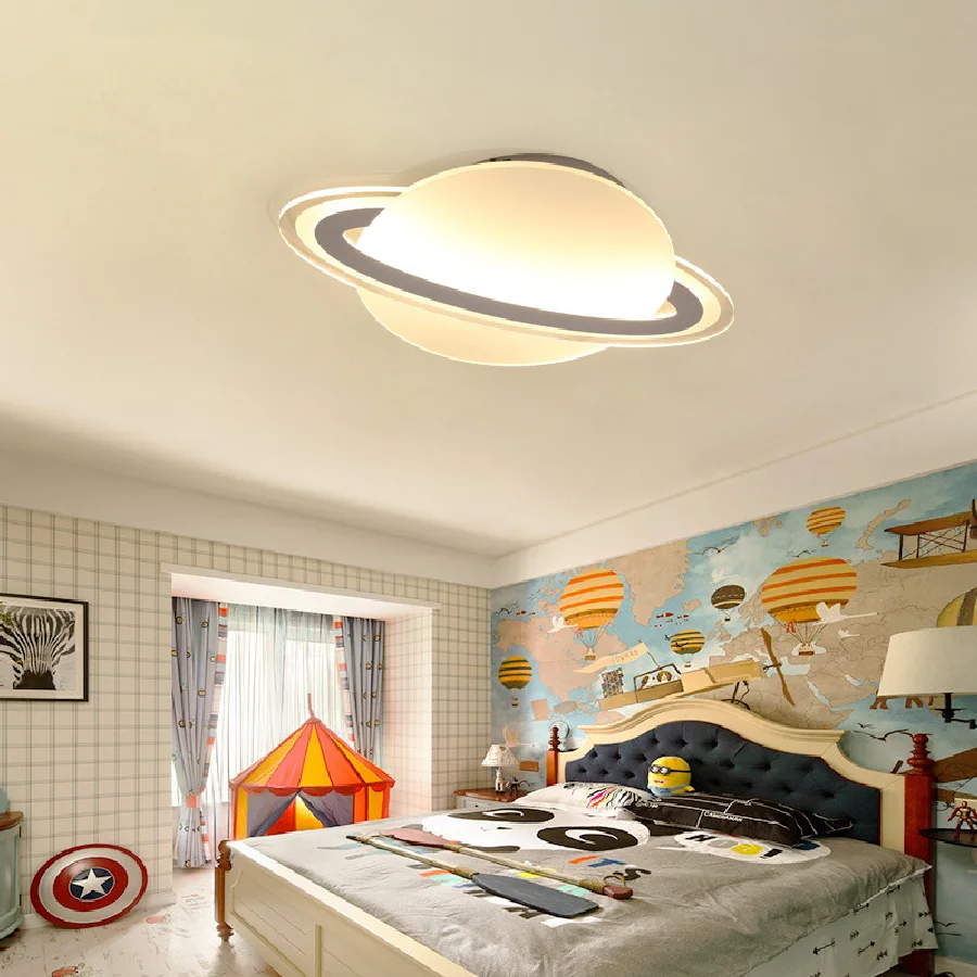 Children's Room Lamp Simple Space Bedroom Lamp Boy Girl Book Room Ultra Thin Cartoon Planet LED Ceiling Lamp
Children's Room Lamp Simple Space Bedroom Lamp Boy Girl Book Room Ultra Thin Cartoon Planet LED Ceiling Lamp
