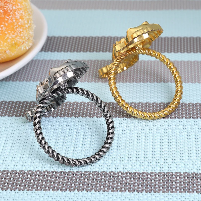 6PCS/metal napkin ring hippocampus napkin holder two-color napkin ring table decoration hotel wedding party accessories
6PCS/metal napkin ring hippocampus napkin holder two-color napkin ring table decoration hotel wedding party accessories