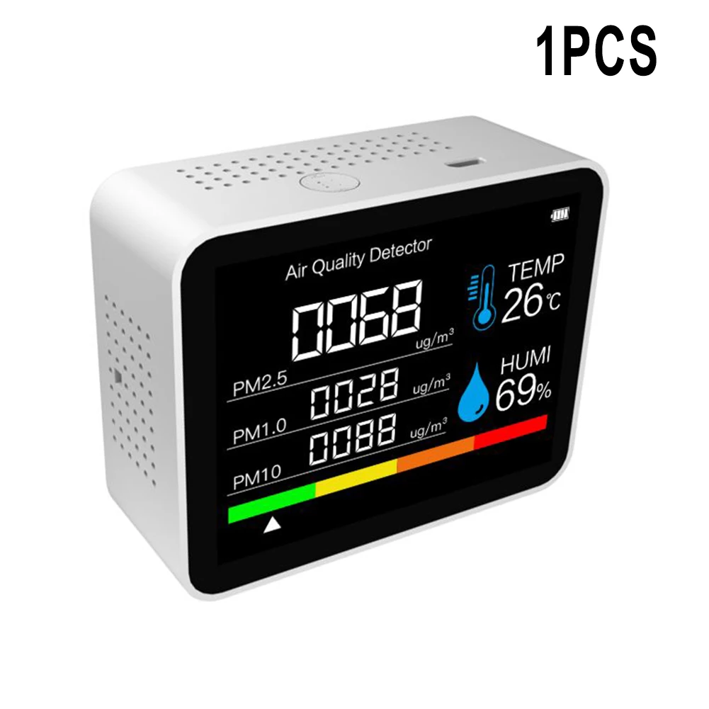 Brand New High Quality Monitor Air Quality Detector 4h CO2 DC5V 500mA HCHO LCD Lithium Battery Multifunctional
Brand New High Quality Monitor Air Quality Detector 4h CO2 DC5V 500mA HCHO LCD Lithium Battery Multifunctional