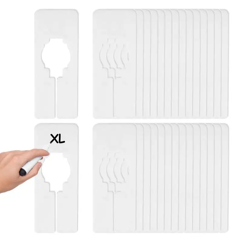 Clothes Rack Dividers Writable Clothes Size Sorting Rack Separator 30 Pieces Reusable Rectangle Closet Tabs For Clothes
Clothes Rack Dividers Writable Clothes Size Sorting Rack Separator 30 Pieces Reusable Rectangle Closet Tabs For Clothes