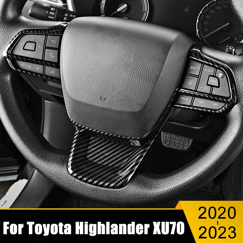 For Toyota Highlander XU70 Kluger 2020 2021 2022 2023 Hybrid ABS Carbon Car Steering Wheel Button Panel Cover Trim Stickers
For Toyota Highlander XU70 Kluger 2020 2021 2022 2023 Hybrid ABS Carbon Car Steering Wheel Button Panel Cover Trim Stickers