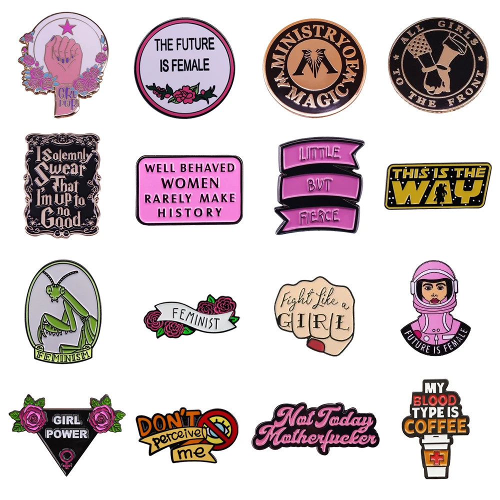 Cool Quotation THE FUTURE IS FEMALE Enamel Pins Lapel Pins Backpack Brooch Fashion Jewelry Gifts Badges Accessories Gifts
Cool Quotation THE FUTURE IS FEMALE Enamel Pins Lapel Pins Backpack Brooch Fashion Jewelry Gifts Badges Accessories Gifts