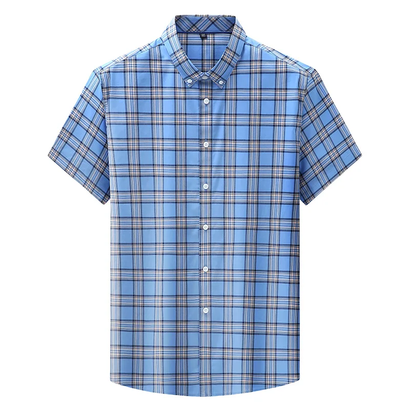 2023 summer new Plus size men's short sleeve plaid shirt Cotton Comfortable Loose Classic Casual Shirt Dress 7XL 8XL
2023 summer new Plus size men's short sleeve plaid shirt Cotton Comfortable Loose Classic Casual Shirt Dress 7XL 8XL