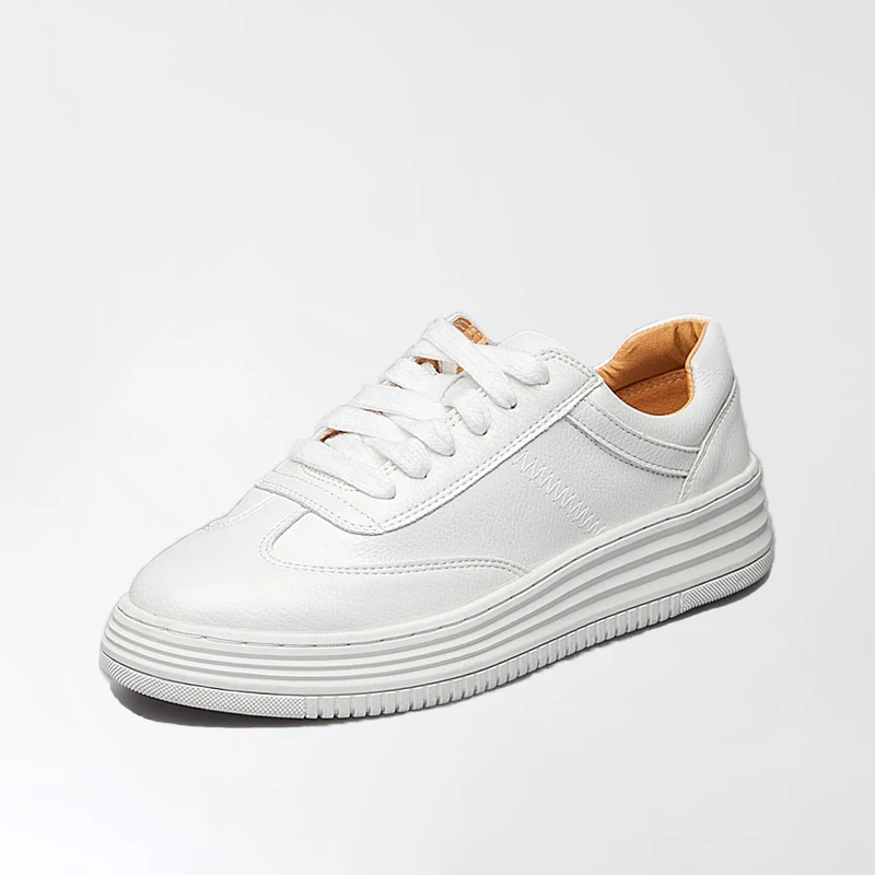 Fashion Women Vulcanize Shoe Spring Classic Solid Color Lace Up Platform Shoes Woman Chunky Heel Casual White Sneakers
Fashion Women Vulcanize Shoe Spring Classic Solid Color Lace Up Platform Shoes Woman Chunky Heel Casual White Sneakers