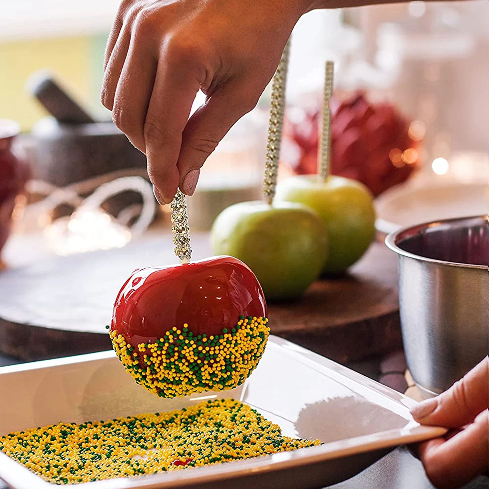 New 32pcs Candy Apple Sticks Candy Apple Sticks Skewers Bling Candy Buffet Supplies Dessert Buffet Sticks Bling Rhinestone
New 32pcs Candy Apple Sticks Candy Apple Sticks Skewers Bling Candy Buffet Supplies Dessert Buffet Sticks Bling Rhinestone
