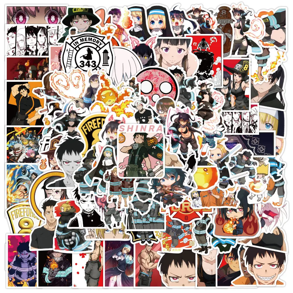 100Pcs/set Cartoon Anime Fire Force Waterproof PVC Stationery Stickers for Skateboard Snowboard Laptop Luggage Bicycle Kids Toys
100Pcs/set Cartoon Anime Fire Force Waterproof PVC Stationery Stickers for Skateboard Snowboard Laptop Luggage Bicycle Kids Toys