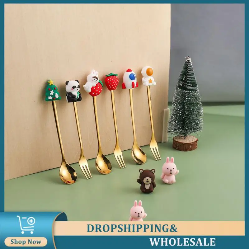Coffee Spoon Fruit Dessert Fork Milk Ice Cream Spoons Ice Cream Tea Stirring Spoons Tableware Kitchen Accessories Lovely Spoon
Coffee Spoon Fruit Dessert Fork Milk Ice Cream Spoons Ice Cream Tea Stirring Spoons Tableware Kitchen Accessories Lovely Spoon