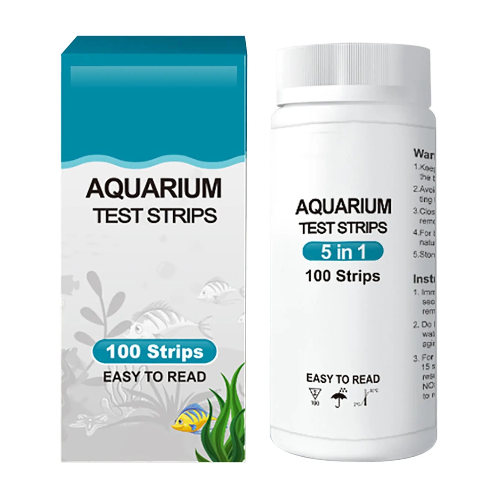 100pcs Aquarium Test Upgrade 5-in-1 Water Quality Test Strip For Checking Water Quality Test Fish Tank Pool Drinking Test Strip
100pcs Aquarium Test Upgrade 5-in-1 Water Quality Test Strip For Checking Water Quality Test Fish Tank Pool Drinking Test Strip
