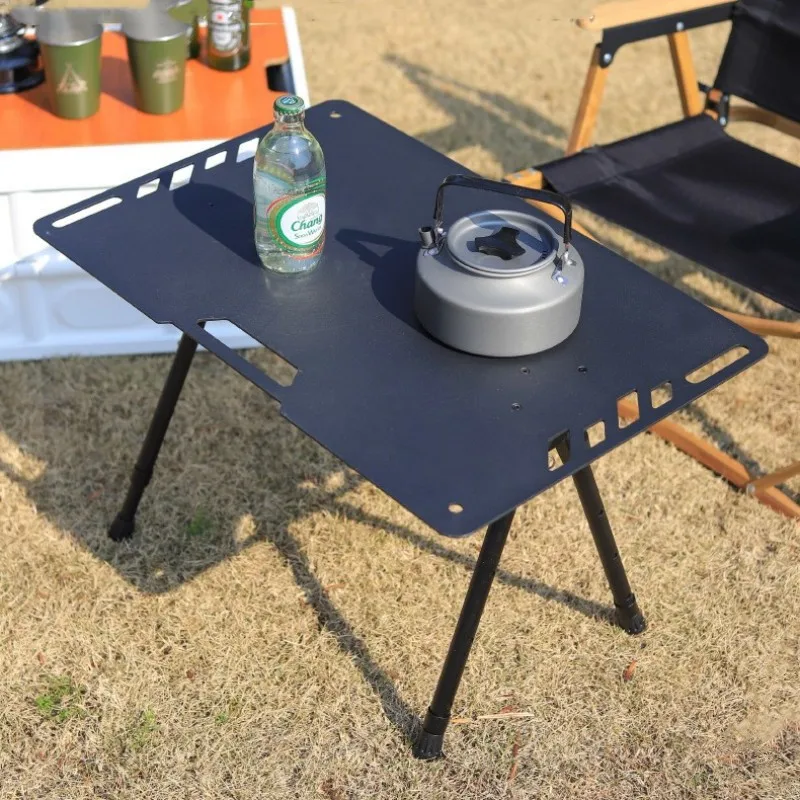 Outdoor Aluminum Alloy Table Lightweight Tactical Table Folding Dinner Table Blackened Self-driving Picnic Camping Table New
Outdoor Aluminum Alloy Table Lightweight Tactical Table Folding Dinner Table Blackened Self-driving Picnic Camping Table New