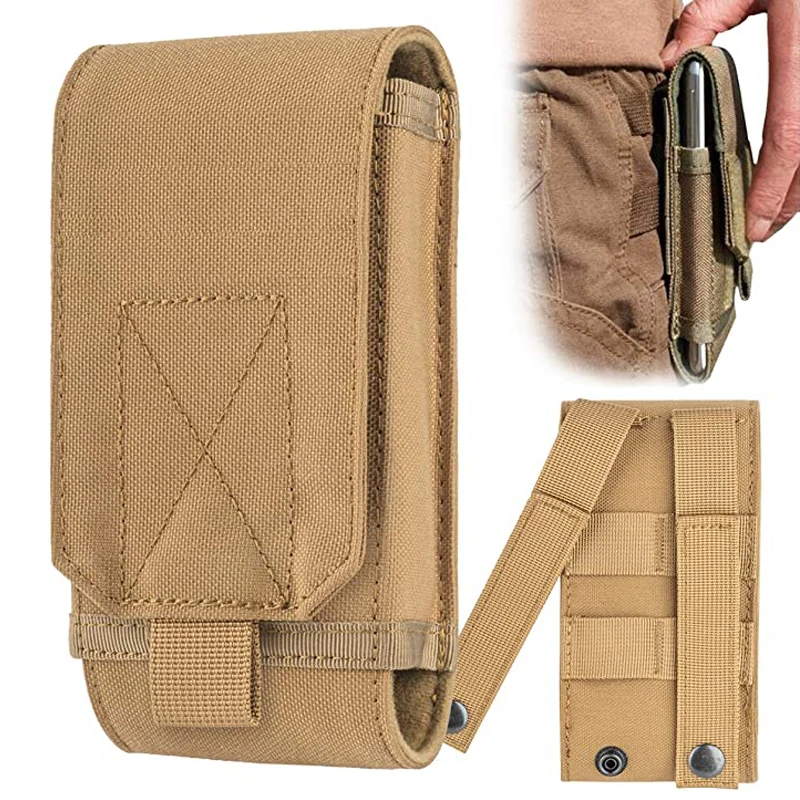

6"/7" Tactical Molle Mobile Phone Belt Pouch Holster Cover Case Smartphone Pack Utility Military Small Pouch Mini Waist Bag