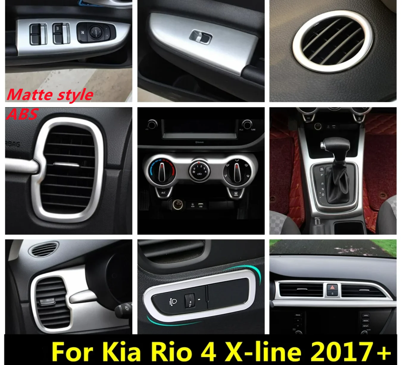 Автомобильные аксессуары для Kia Rio 4 X-line 2017-2020, держатель для стакана воды, панель/налобный фонарь, кнопка переключения, панель, крышка, отделк...
Автомобильные аксессуары для Kia Rio 4 X-line 2017-2020, держатель для стакана воды, панель/налобный фонарь, кнопка переключения, панель, крышка, отделк...