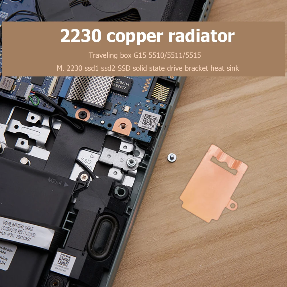 Радиатор для игрового жесткого диска finoptic, M.2, NVME, 2230 2280, SSD, для DELL G15, 5510, 5511/5515
Радиатор для игрового жесткого диска finoptic, M.2, NVME, 2230 2280, SSD, для DELL G15, 5510, 5511/5515