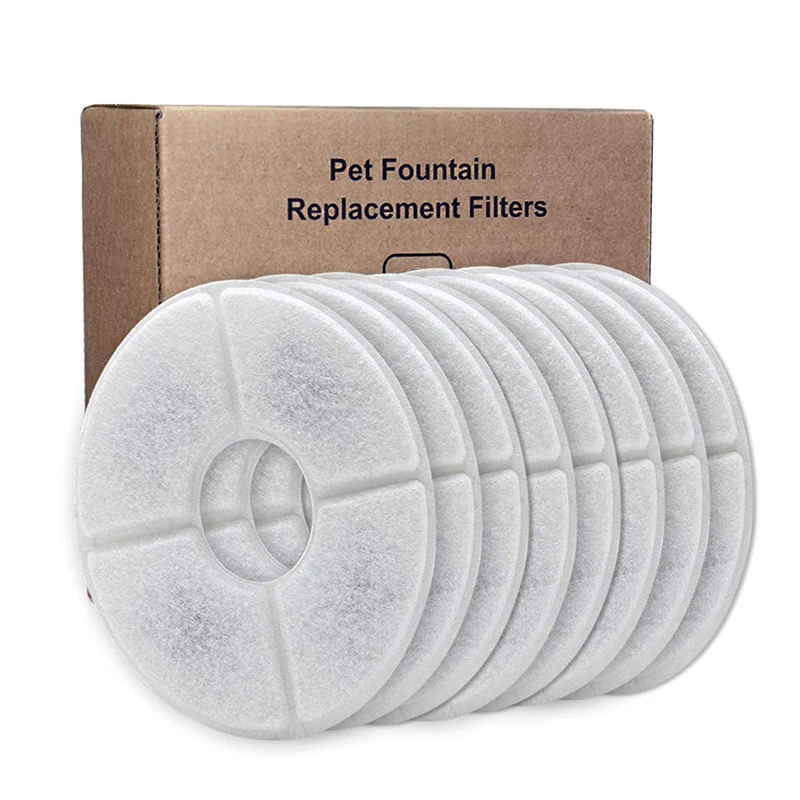 Replacement Filter For Cat Dog Water Drinking Fountain Activated Carbon Replaced Filters 4/8/12 PCS Fountain Dispenser Feeders
Replacement Filter For Cat Dog Water Drinking Fountain Activated Carbon Replaced Filters 4/8/12 PCS Fountain Dispenser Feeders