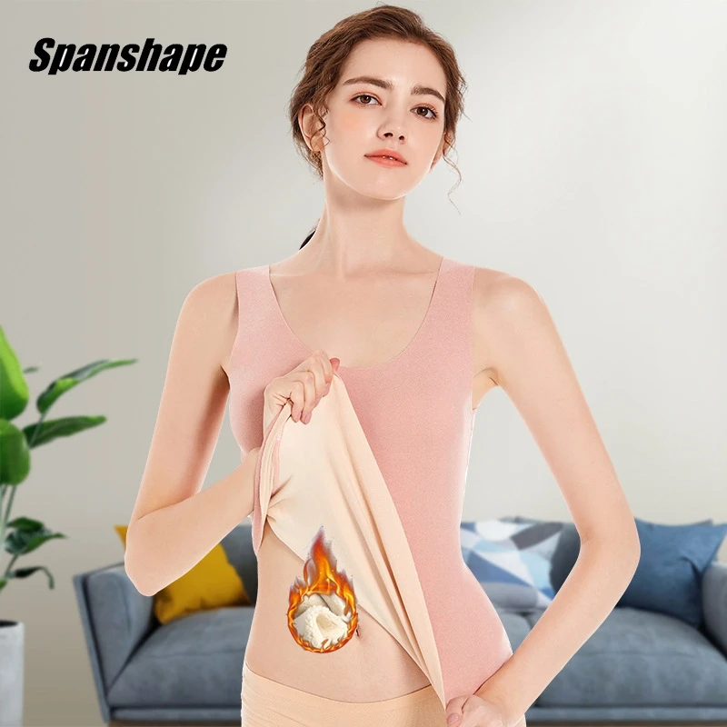 Womens Sleeveless Thermal Shirts Fleece Lined Thermal Underwear Warm Base Layer Tops for Women Winter Clothes ouc1609 
Womens Sleeveless Thermal Shirts Fleece Lined Thermal Underwear Warm Base Layer Tops for Women Winter Clothes ouc1609