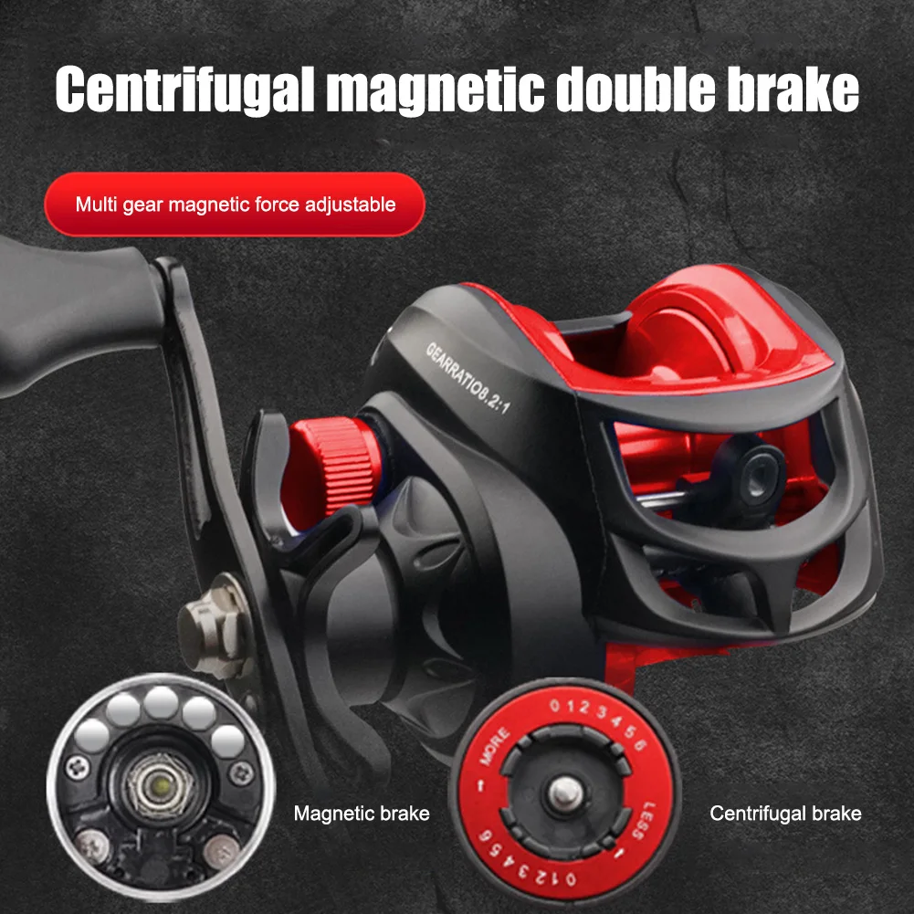 New 8kg Max Drag Fishing Reel Professional Ultra Light 7.2:1 Gear Ratio Carp Baitcasting Wheel Carp Fishing Casting Reel
New 8kg Max Drag Fishing Reel Professional Ultra Light 7.2:1 Gear Ratio Carp Baitcasting Wheel Carp Fishing Casting Reel