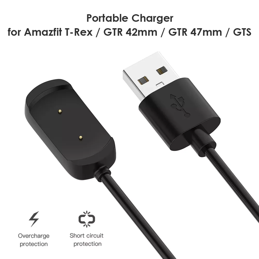 ALLOYSEED 1m/3.28ft USB Charging Cable For Amazfit T-Rex GTR 42mm 47mm Smart Watch GTS Smartwatch USB Charger Wire Accessories
ALLOYSEED 1m/3.28ft USB Charging Cable For Amazfit T-Rex GTR 42mm 47mm Smart Watch GTS Smartwatch USB Charger Wire Accessories