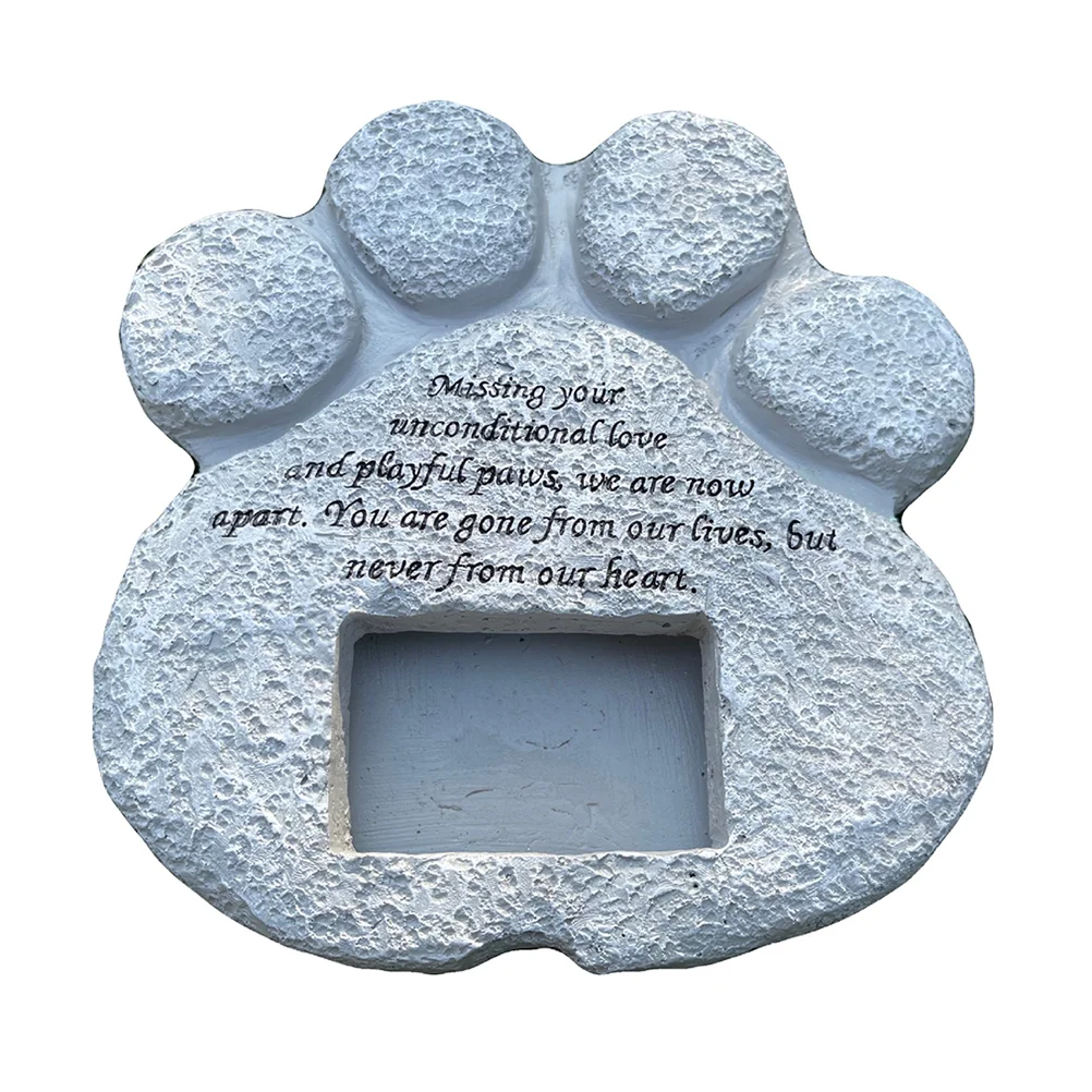 Memorial Pet Dog Tombstone Resin Gifts Stone Plaques Kit Print Pawcat Stones Garden Outdoor Grave Remembrance Markers Gift
Memorial Pet Dog Tombstone Resin Gifts Stone Plaques Kit Print Pawcat Stones Garden Outdoor Grave Remembrance Markers Gift