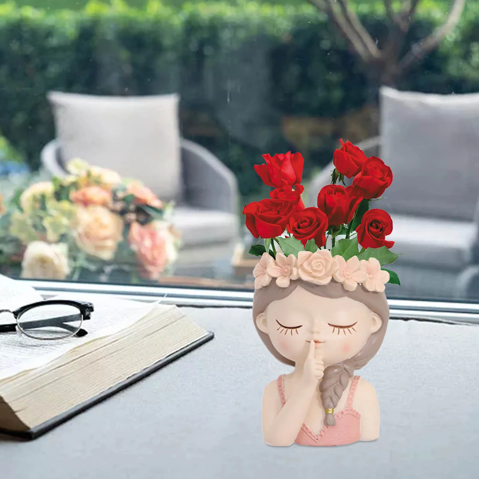 Planters Mould For Indoor Plants Girl Face Planter Mould Indoor Decoration Boo Girl Silicone Mould Candle Pen Holder Mould
Planters Mould For Indoor Plants Girl Face Planter Mould Indoor Decoration Boo Girl Silicone Mould Candle Pen Holder Mould