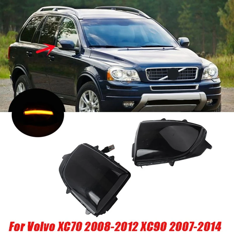 Dynamic Turn Signal Light LED Side Mirror Indicator Blinker Light for Volvo XC70 2008-2012 XC90 2007-2014
Dynamic Turn Signal Light LED Side Mirror Indicator Blinker Light for Volvo XC70 2008-2012 XC90 2007-2014