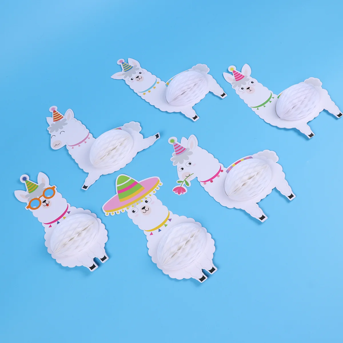 6pcs Alpaca Hanging Alpaca in 1 Set Paper Alpaca Design Honeycomb Theme Pendant Garden Layout Decoration Birthday Party
6pcs Alpaca Hanging Alpaca in 1 Set Paper Alpaca Design Honeycomb Theme Pendant Garden Layout Decoration Birthday Party