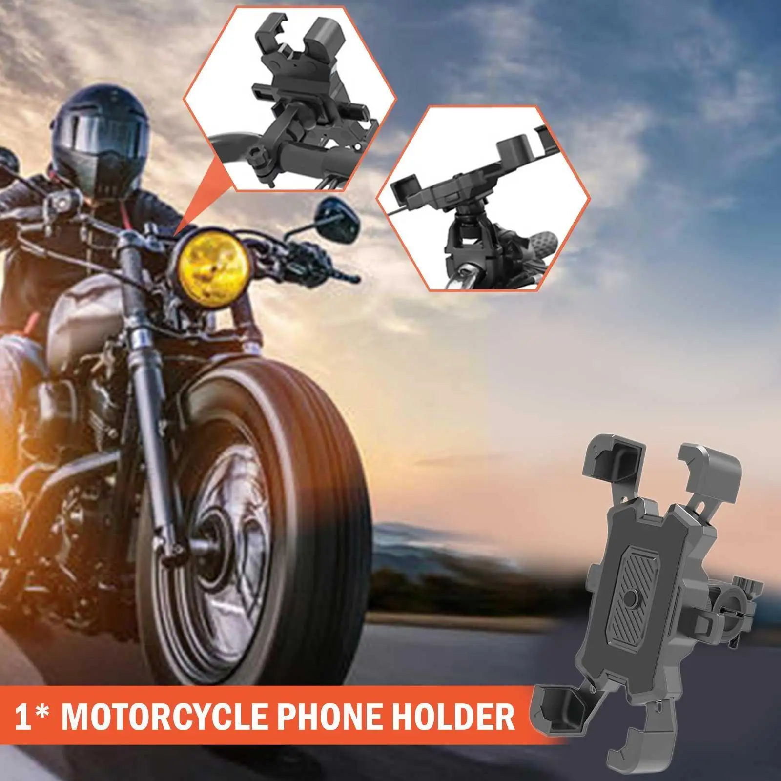 Bike Phone Holder Motorcycle Mount Support Bicycle Clip Stand Scooter Holder Handlebar Cradle Mobile Open Cellphone Easy J7H8
Bike Phone Holder Motorcycle Mount Support Bicycle Clip Stand Scooter Holder Handlebar Cradle Mobile Open Cellphone Easy J7H8