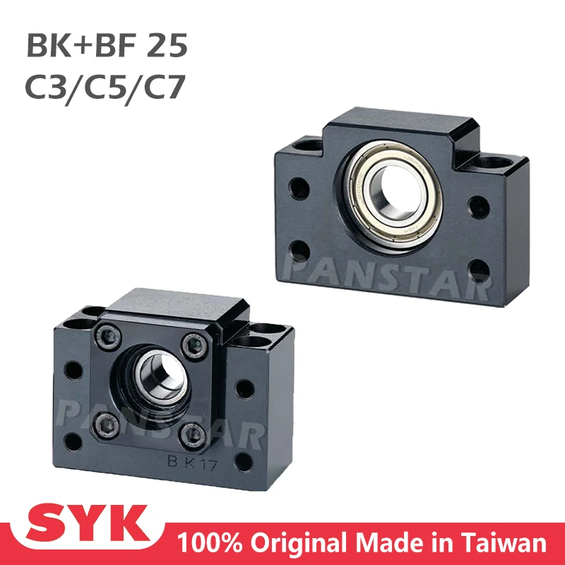 SYK Support Unit Set Professional C3 BK25 BF25 for Ball Screw BKBF one set TBI sfu Premium CNC Parts High Accuracy supported
SYK Support Unit Set Professional C3 BK25 BF25 for Ball Screw BKBF one set TBI sfu Premium CNC Parts High Accuracy supported