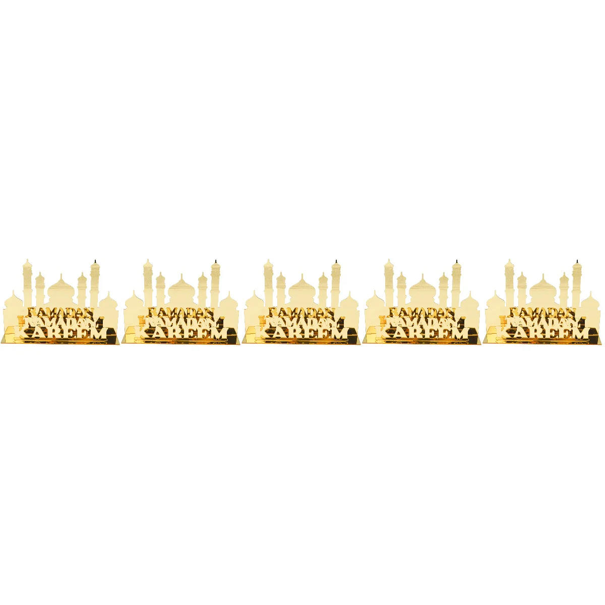 5pcs Ramadan Desktop Sign Decoration Hollow-out Ornament Eid Ramadan Decoration
5pcs Ramadan Desktop Sign Decoration Hollow-out Ornament Eid Ramadan Decoration