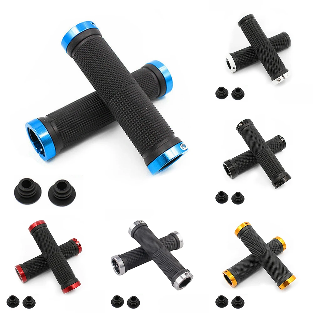 1pc Bike Bilateral Locking Grips Hot Sale 130mm Width 33.5mm Handlebar Grip Rubber Grip Aluminum MTB Electric Bicycle Parts
1pc Bike Bilateral Locking Grips Hot Sale 130mm Width 33.5mm Handlebar Grip Rubber Grip Aluminum MTB Electric Bicycle Parts