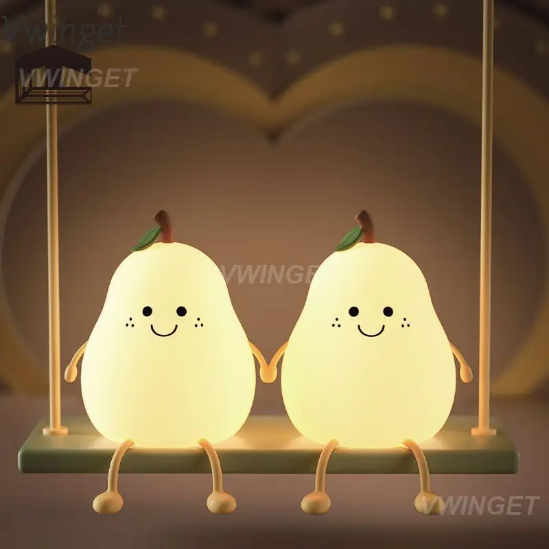 Pear Night Light Silicone Table Lamp Cute Led Lamp Usb Creative Led Light Wholesale 2023 New Night Light Baby Light Portable
Pear Night Light Silicone Table Lamp Cute Led Lamp Usb Creative Led Light Wholesale 2023 New Night Light Baby Light Portable