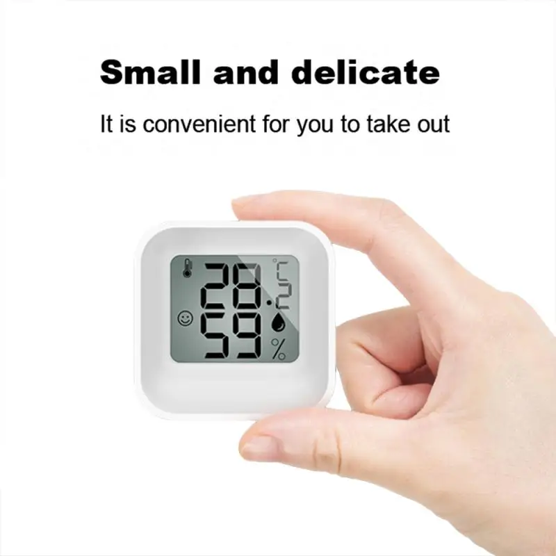 Цифровой термометр с ЖК-дисплеем, миниатюрный комнатный гигрометр для измерения температуры и влажности
Цифровой термометр с ЖК-дисплеем, миниатюрный комнатный гигрометр для измерения температуры и влажности