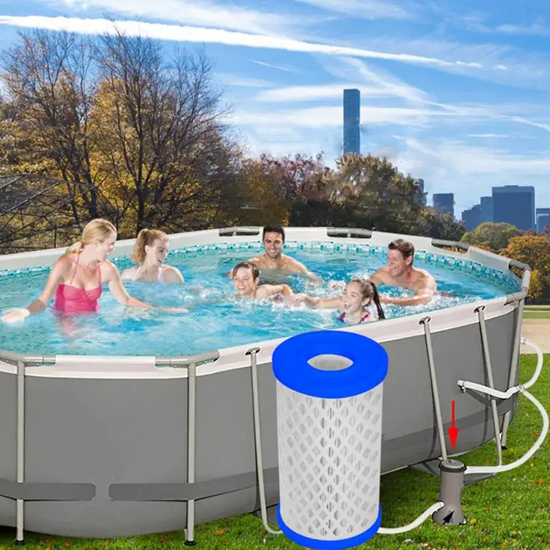 Replaceable Removable Pump Cartridge Pool Filters Compatible with Most Type A/C Pool Filter Cartridge Pumps Easy to Clean 
Replaceable Removable Pump Cartridge Pool Filters Compatible with Most Type A/C Pool Filter Cartridge Pumps Easy to Clean