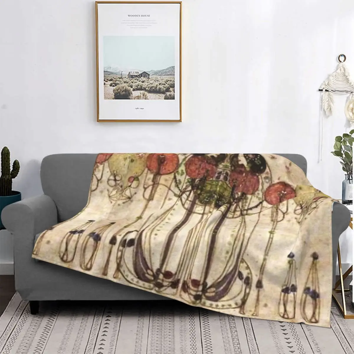 Charles Rennie Mackintosh The Wassail, manta a cuadros para cama, manta de muselina, colcha de verano
Charles Rennie Mackintosh The Wassail, manta a cuadros para cama, manta de muselina, colcha de verano