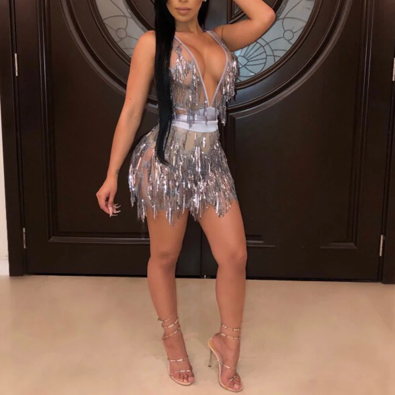 2021 Summer New Sequined Two-Piece Patchwork Prom Dresses Sexy Backless Tassel Nightclub Strappy Dress Clubbing Vestido for Lady
2021 Summer New Sequined Two-Piece Patchwork Prom Dresses Sexy Backless Tassel Nightclub Strappy Dress Clubbing Vestido for Lady