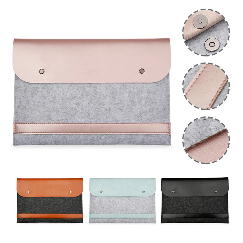 2020 Magnetic Laptop Sleeve Mouse Pad Pouch Notebook Case For Macbook Air Pro Cover Retina 12 13 15 15.6 inch PU Leather Bag
2020 Magnetic Laptop Sleeve Mouse Pad Pouch Notebook Case For Macbook Air Pro Cover Retina 12 13 15 15.6 inch PU Leather Bag