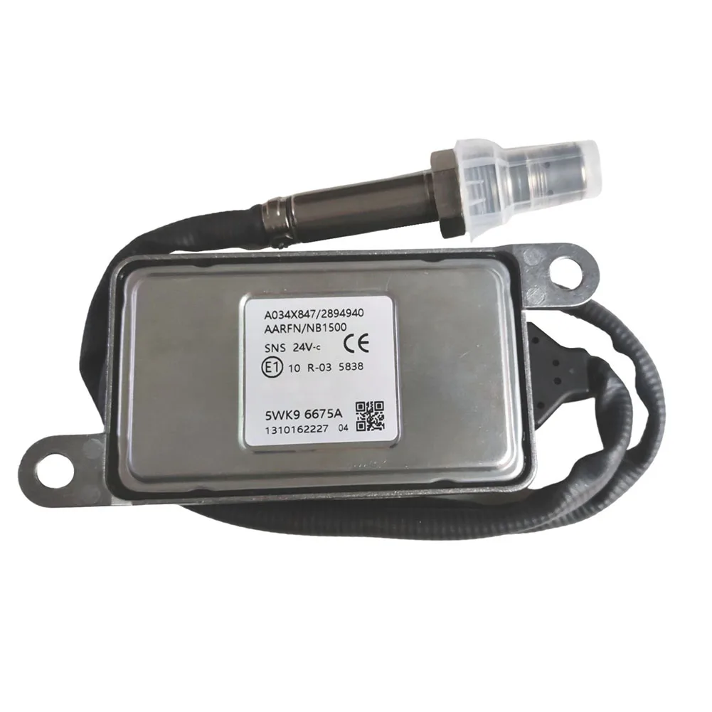 2894940 Nox Sensor 5WK96675A 1pcs ABS Plastic+Metal NOX Sensor Parts Vehicle 2894940 5WK9 6675A Direct Replacement
2894940 Nox Sensor 5WK96675A 1pcs ABS Plastic+Metal NOX Sensor Parts Vehicle 2894940 5WK9 6675A Direct Replacement