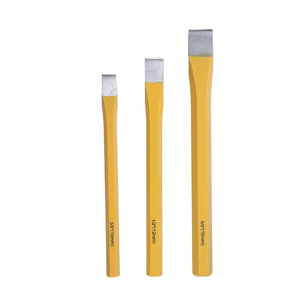 3pcs Flat Chisel Set Solid Steel Flat Chisel Wood Carving Woodworking Hand Tools 3/8'' 1/2'' 5/8'' Fitter Abrasive Repair
3pcs Flat Chisel Set Solid Steel Flat Chisel Wood Carving Woodworking Hand Tools 3/8'' 1/2'' 5/8'' Fitter Abrasive Repair