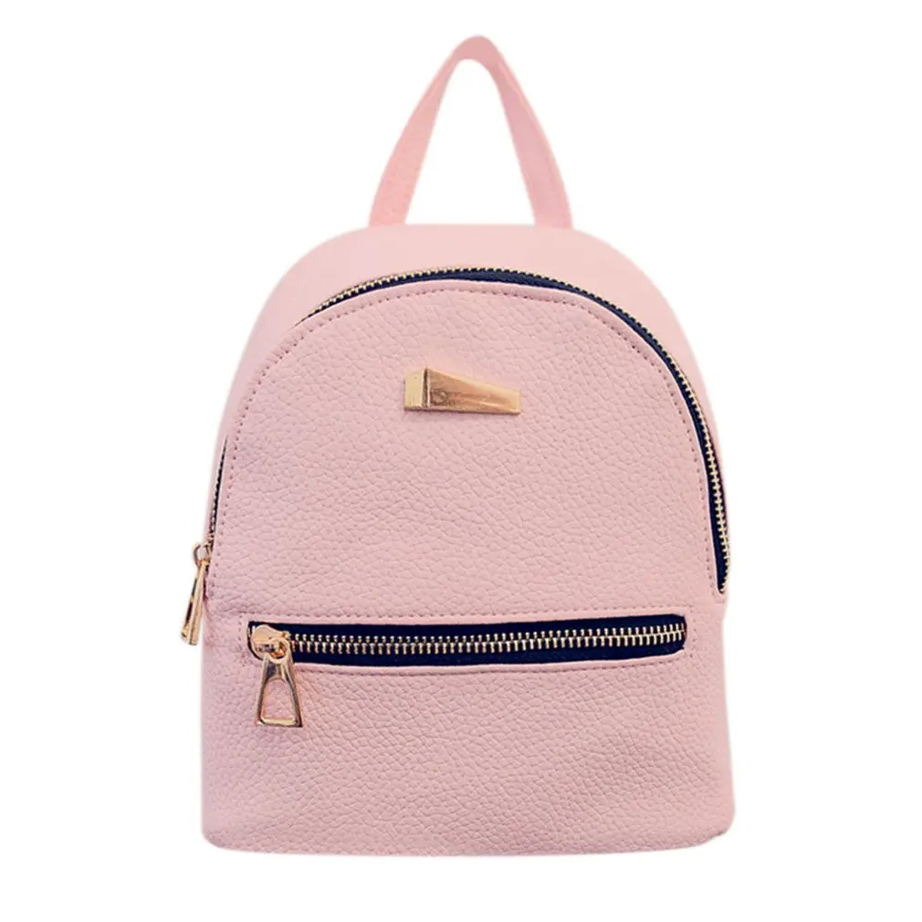 Solid Color Shoulder Bag with Black Zipper Cloth & Golden Zipper PU Leather Mini Backpack Casual Shoulder Bag for Women
Solid Color Shoulder Bag with Black Zipper Cloth & Golden Zipper PU Leather Mini Backpack Casual Shoulder Bag for Women