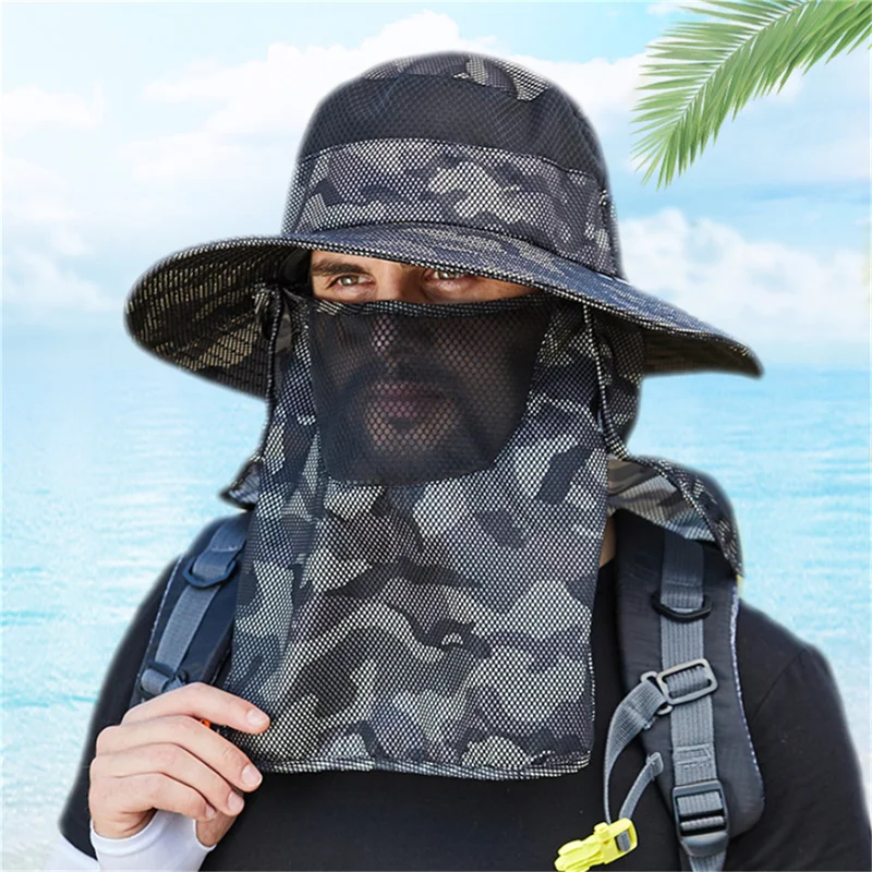 Головной убор для мужчин и женщин, лампа с широкими полями для защиты от солнца, для рыбалки, охоты, альпинизма, езды на велосипеде, велоспорта 
Головной убор для мужчин и женщин, лампа с широкими полями для защиты от солнца, для рыбалки, охоты, альпинизма, езды на велосипеде, велоспорта