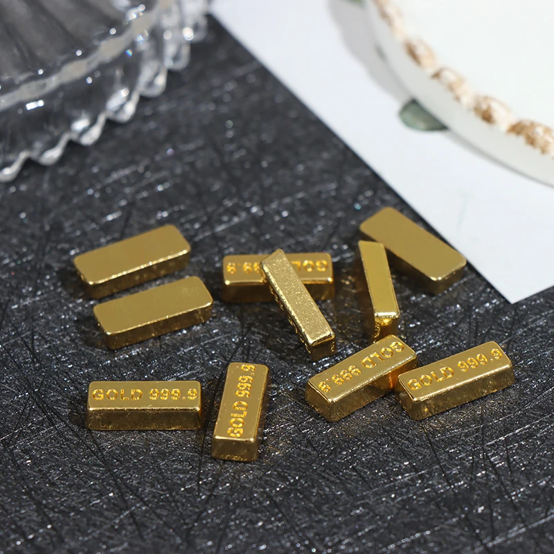 10pcs/set 1:12 Dollhouse Miniature Gold Bars Coin Model Doll House Decor Accessories Kids Pretend Play Toys
10pcs/set 1:12 Dollhouse Miniature Gold Bars Coin Model Doll House Decor Accessories Kids Pretend Play Toys
