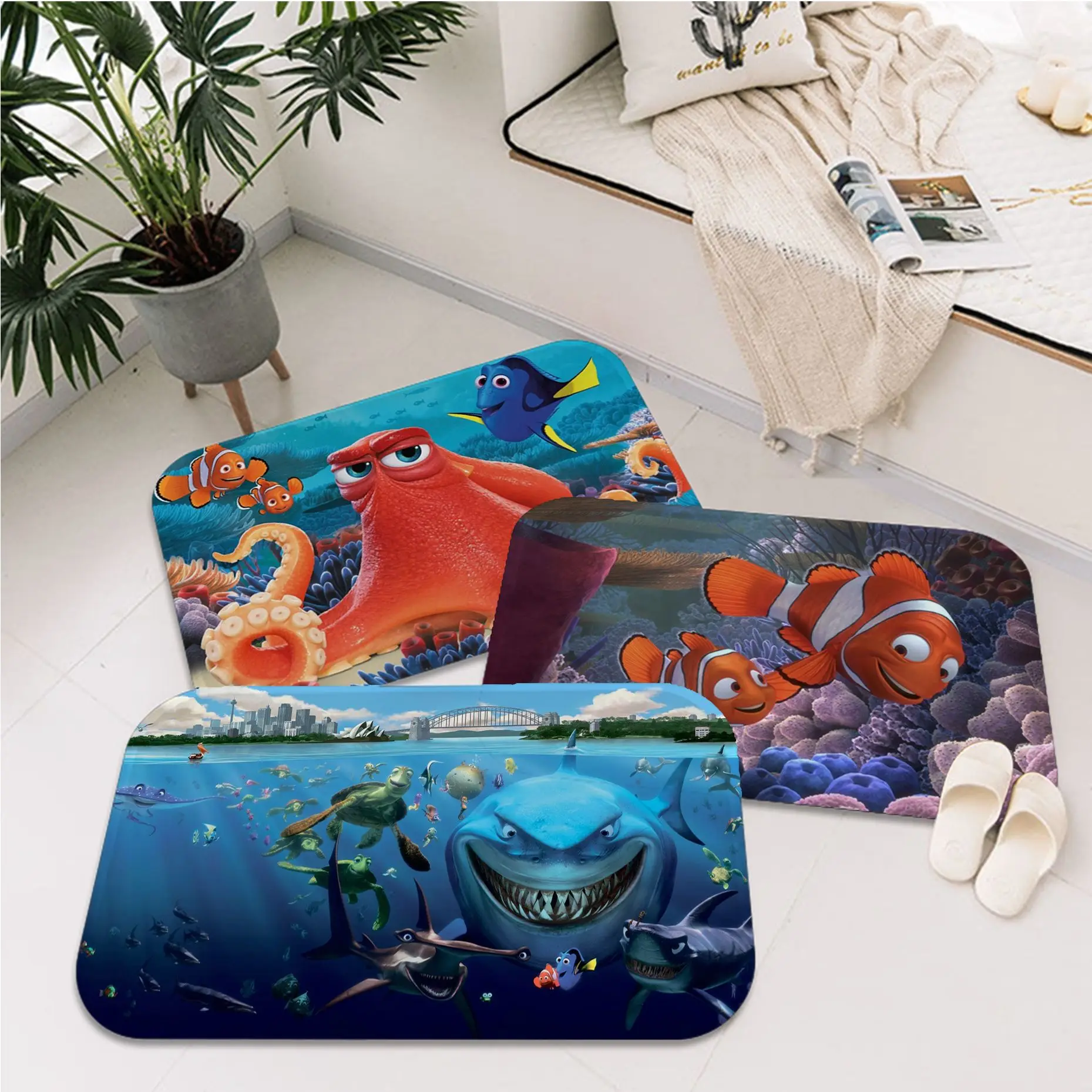 Disney Finding Nemo Kitchen Mat Nordic Style Bedroom Living Room Doormat Home Balcony Anti-Slip Welcome Doormat
Disney Finding Nemo Kitchen Mat Nordic Style Bedroom Living Room Doormat Home Balcony Anti-Slip Welcome Doormat