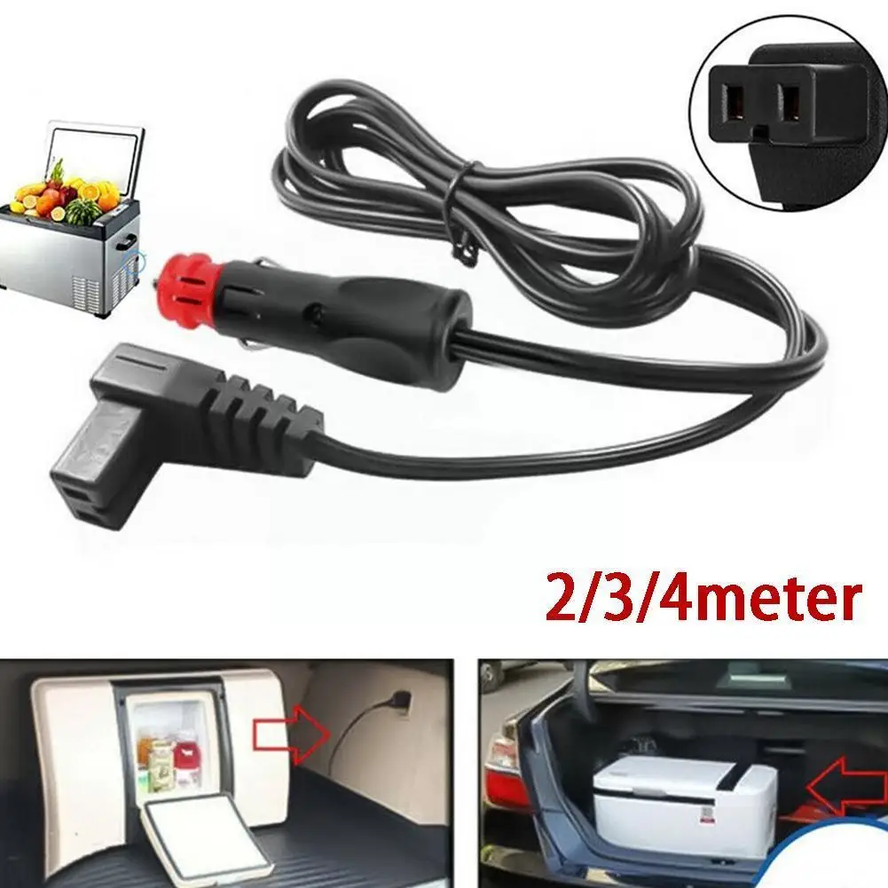 

2/3/4M Car Fridge Cigarette Cable Cooler Charging Replacement Line 12A For Car Refrigerator Warmer Extension Power Cable Fo H6I2