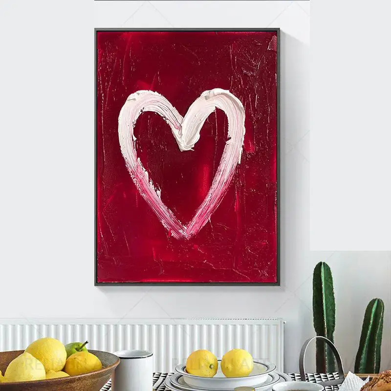 Abstract Heart Oil Painting Printed on Canvas Graffiti Art Brush Texture Posters and Prints Wall Art for Living Room Wall Decor
Abstract Heart Oil Painting Printed on Canvas Graffiti Art Brush Texture Posters and Prints Wall Art for Living Room Wall Decor