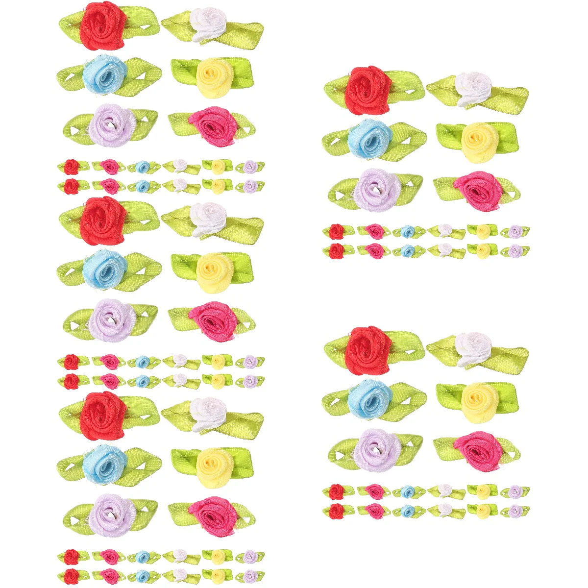 1000 Decoration Rose Flower Multicolor Sewing DIY Tiny Flowers For Crafts Roses Flowers With Leaf Fabric Flowers 
1000 Decoration Rose Flower Multicolor Sewing DIY Tiny Flowers For Crafts Roses Flowers With Leaf Fabric Flowers