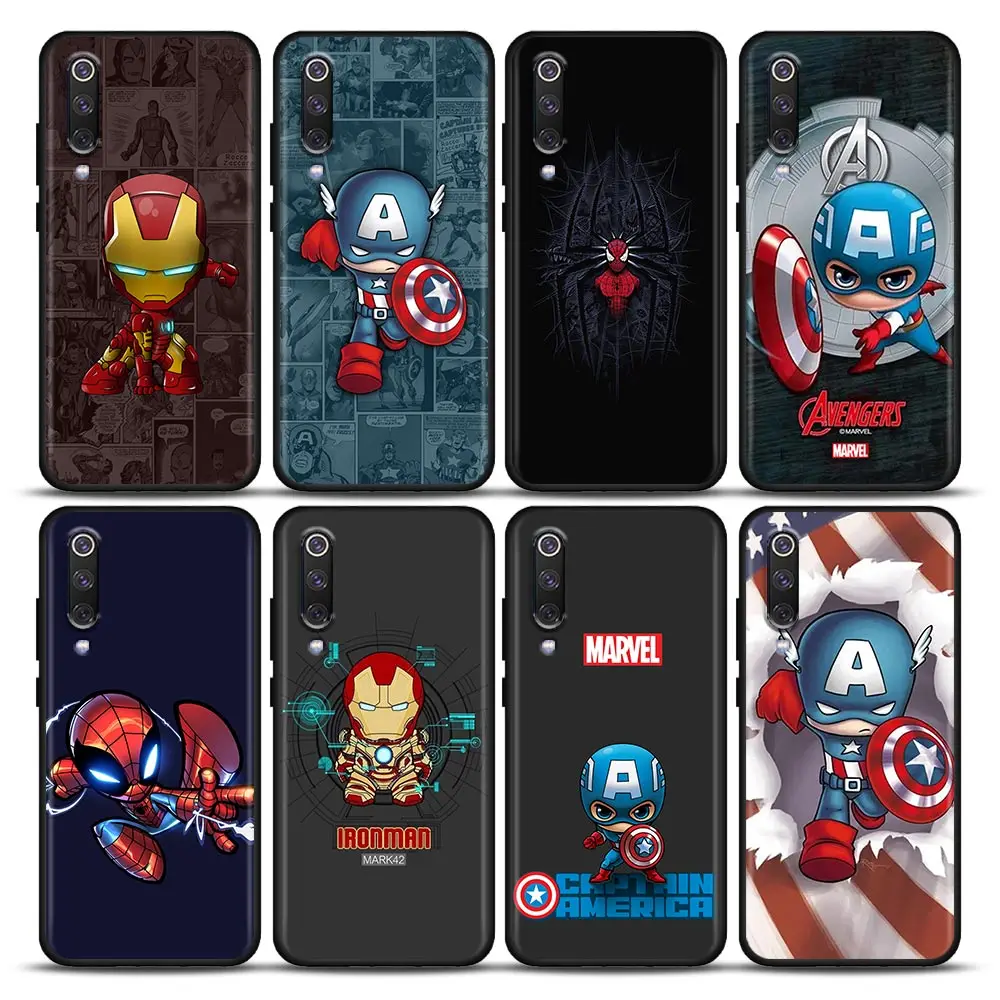 Cute Marvel Captain America Iron Spider Man Phone Case for Xiaomi Mi 9 9T SE Mi 10T 10S MiA2 Lite CC9 Pro Note 10 Pro 5G Silicon
Cute Marvel Captain America Iron Spider Man Phone Case for Xiaomi Mi 9 9T SE Mi 10T 10S MiA2 Lite CC9 Pro Note 10 Pro 5G Silicon